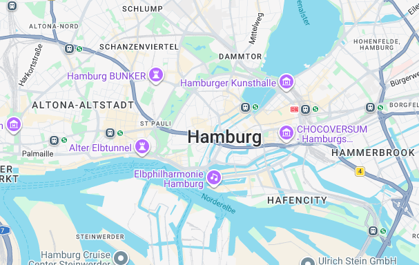 Hamburg Karte Vorschau